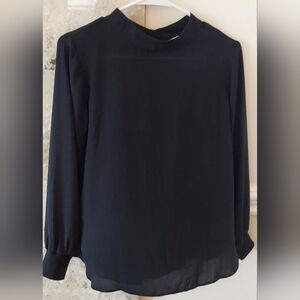 The Loft black blouse